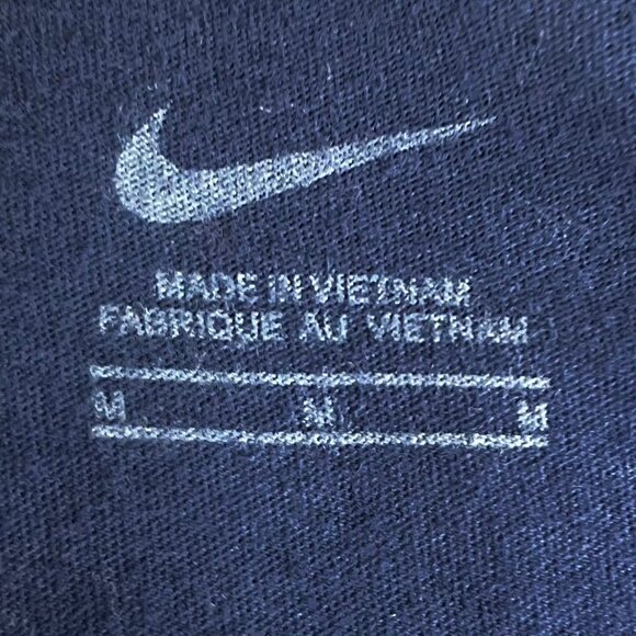 Nike Pitt Panthers Tshirt Womens Medium Blue Gray Fanwear Layered Look - Picture 6 of 8